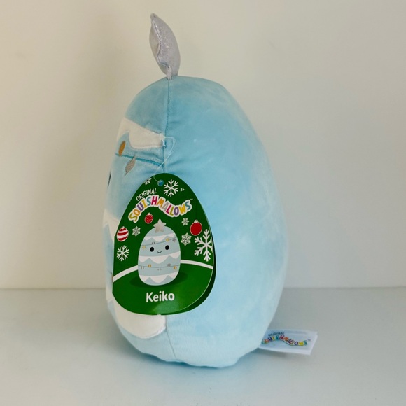 Holiday Squishmallow Keiko The Blue Christmas Tree - Picture 3 of 6